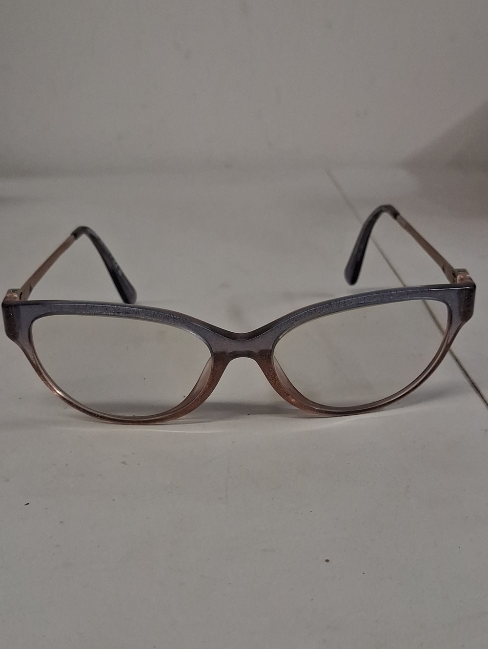 NWOT Womens Rxable Coach 5554 Eyeglass Frames Shimmer Violet Peach Gradient